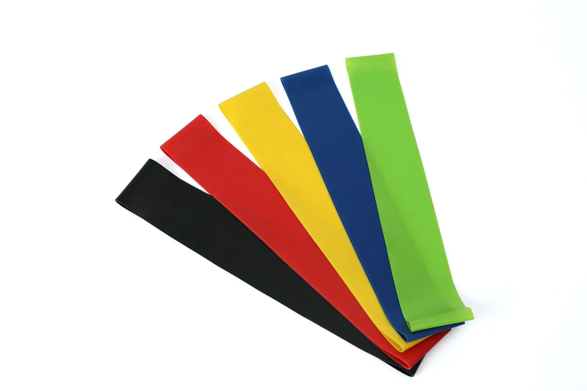 V1020 Latex Yoga Tension Ring Type Elastic Force Circle Rehabilitation Training Squat Hip Lifting Resistance Band for Pilates