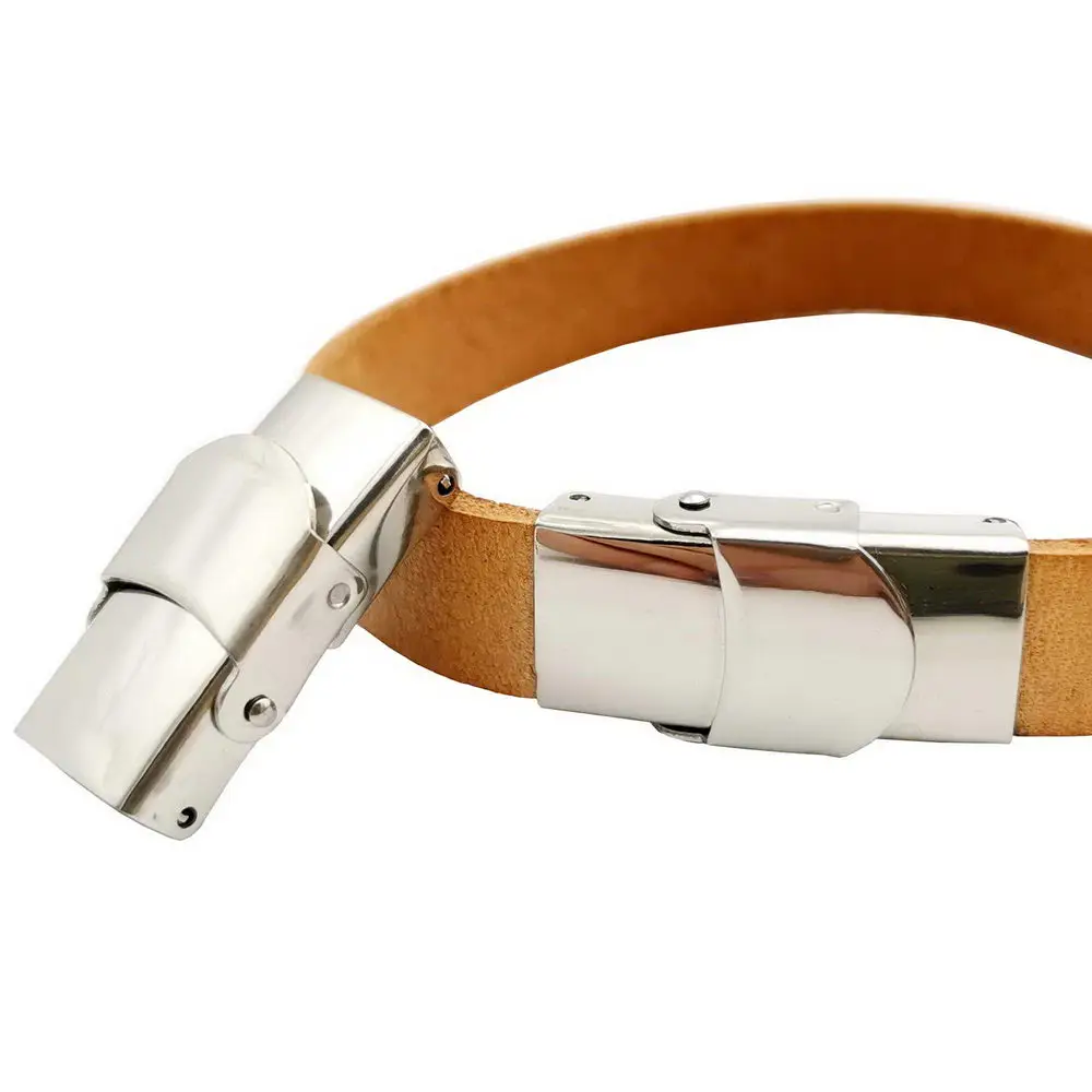 
Застежки и застежки из нержавеющей стали для изготовления браслетов, застежка для ремешка часов, отверстие 12x3 мм, 10x4 мм, 15x4 мм, 20x5 мм 