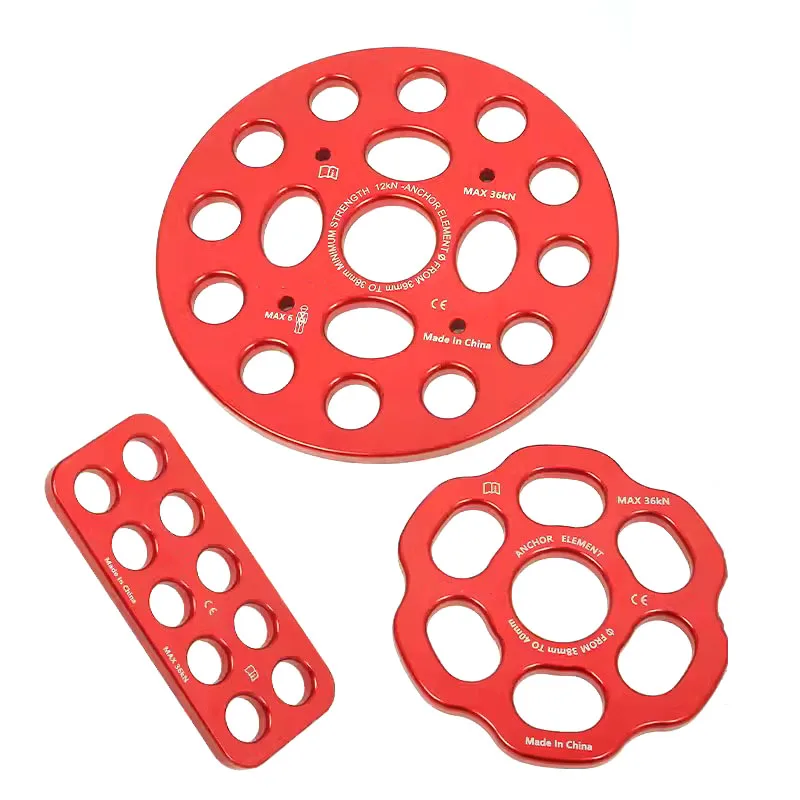 Wholesale Porous Rigging Plate Multi Sizes Holes Connector Aluminum Climbing Rigging Equipment