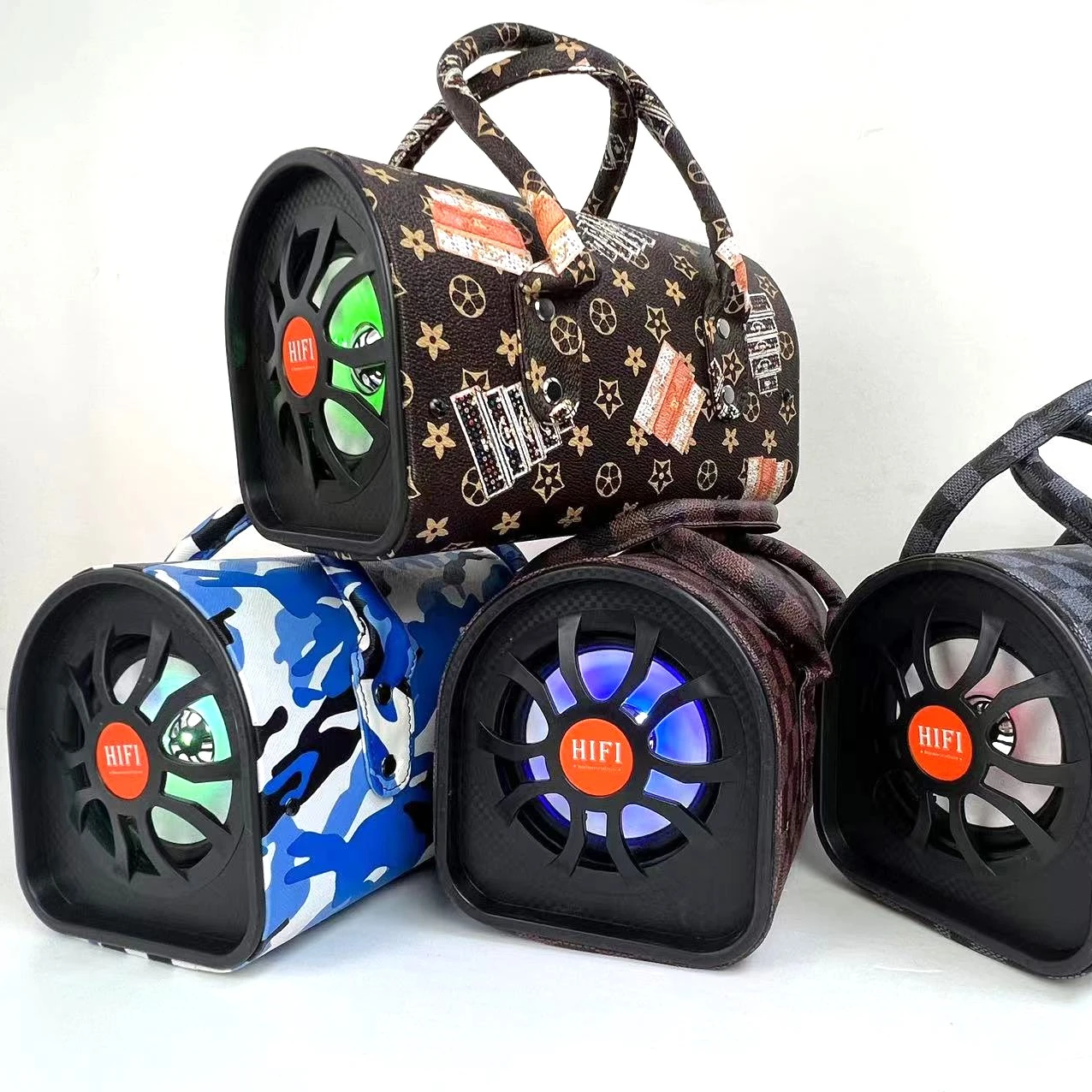 TTD-401/501/601 Full-size 4&5&6 Inches Portable Wireless BT Stereo TF Card FM Outdoor Karaoke Handbag Speaker