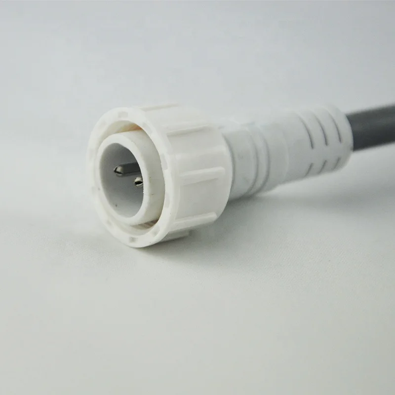 2 pin power cable connector male female waterproof  plug