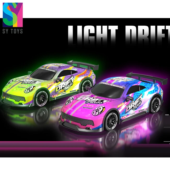 SY High-speed 2.4G Drift Race Vehicle 4wd Remote Control Electric Sport Car Controllable Accelerator Kids Car Toy Rc Drift Car