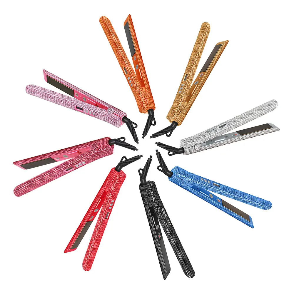 Hair Care And Styling Appliances 500f Titanium Flat Irons Hot hair Tools Keratin Hair Straightening Flat Iron