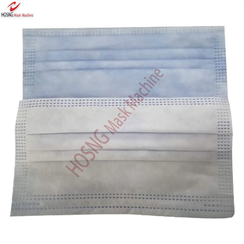 Automatic Disposable Plane Non-woven Medical Mask Body Machine For 3 Ply Face Mask Making Machine