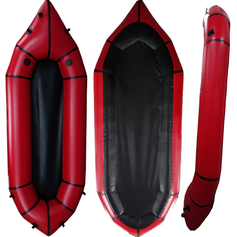 270cm   Factory Customized Light TPU Packfafting Adventure Rafting boat kayak