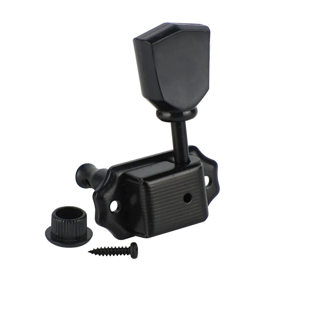 Black 6 in line Deluxe Vintage Keystone Style  Machine Heads Guitar Tuning Pegs for LP Electric Guitar