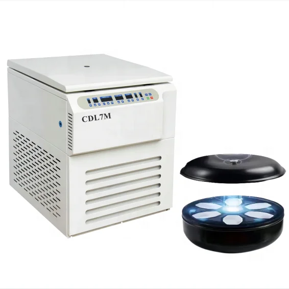 6x2400 мл CDL7M большой емкости охлаждающая центрифуга более 12 л большой емкости охлаждающая Центрифуга