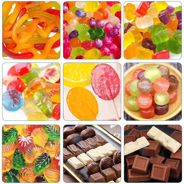 3 Flavour Chocolate Depositor Semi Automatic Small Volume Candy Machine for Gummy Production