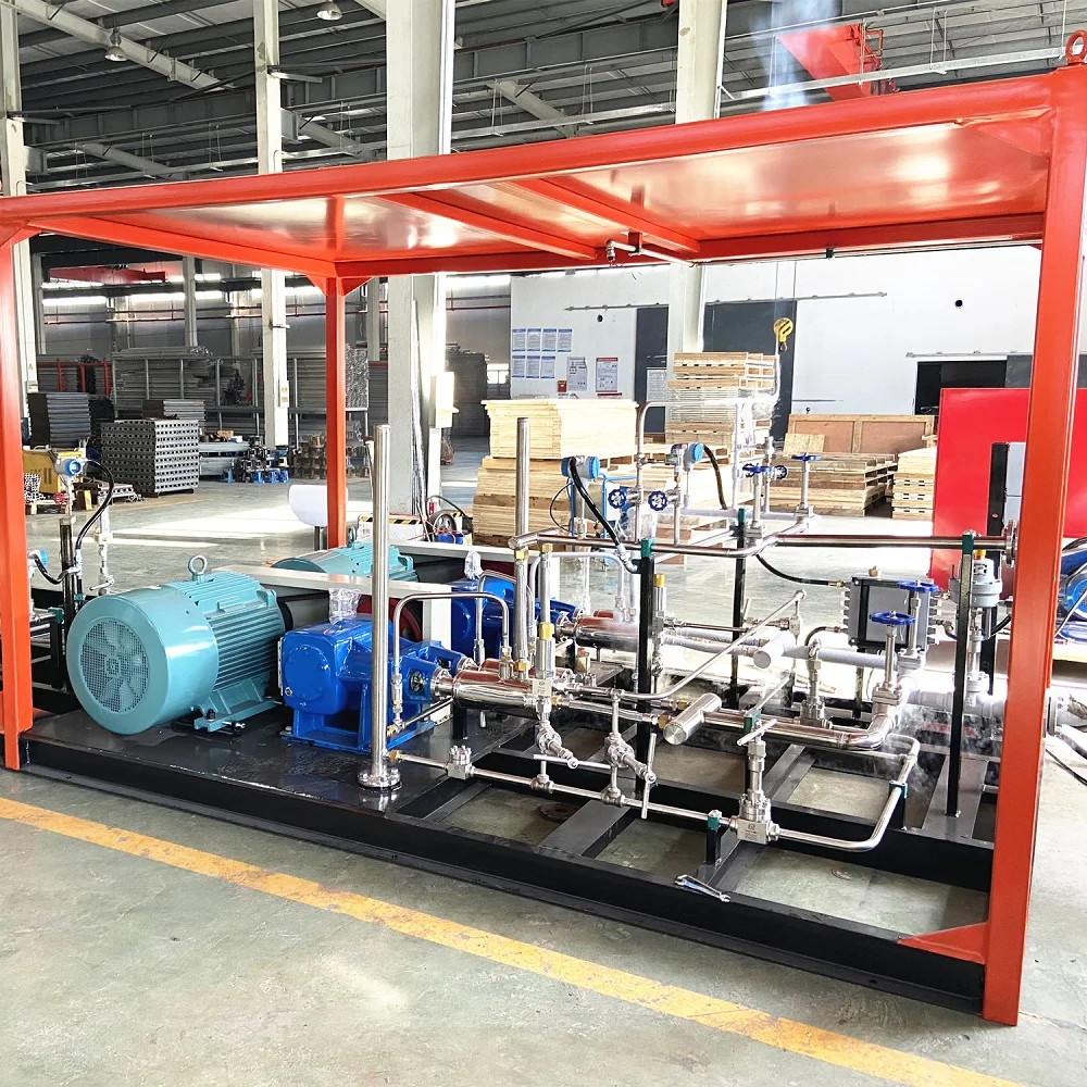 LCO2 Carbon Dioxide Pumping Skids High Flow Nitrogen Unit Manufacturer