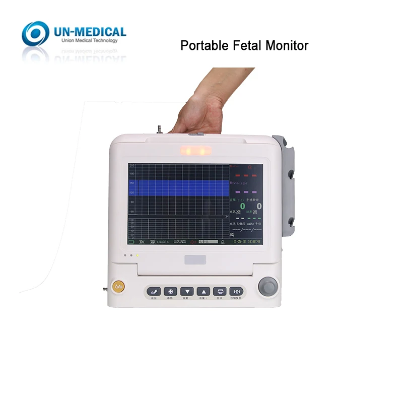 
UN-Medical UNL8-ME 10.2 inch 90 Degrees Foldable Wireless Maternal Fetal Mother Doppler 