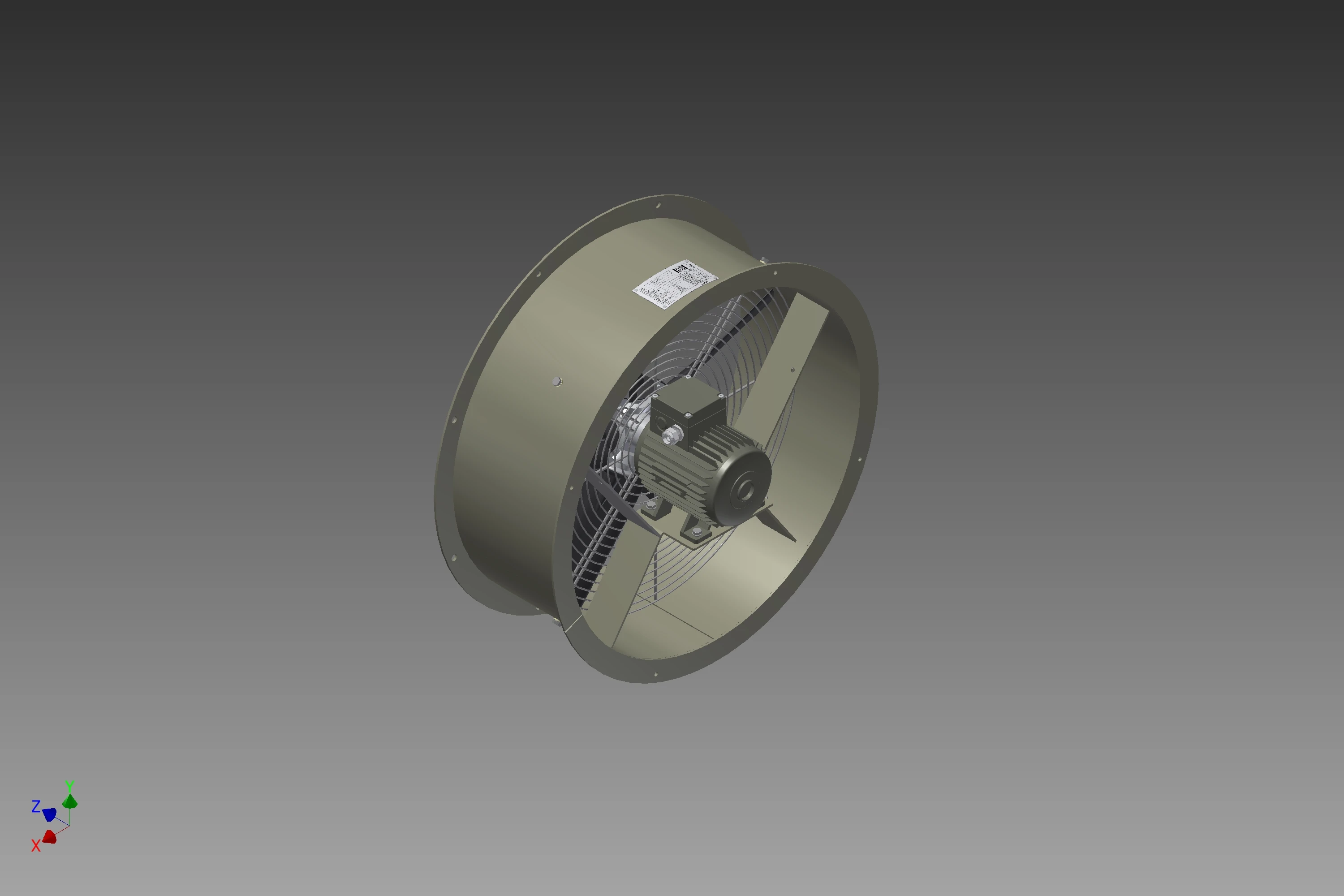 EC motor for axial fan EC motor of variable speed control EC motor for inverter built-in type