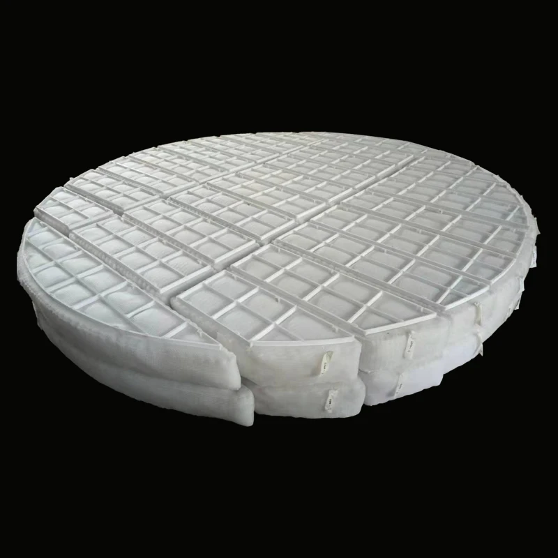 Factory Price Plastic Wire Mist Eliminator Mesh Pad Demister With Support Grid