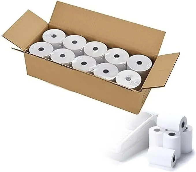 Bobina rollo de papel termico 80 мм кассовый аппарат термонаклейка принтер для печати этикеток рулон бумаги 80x80