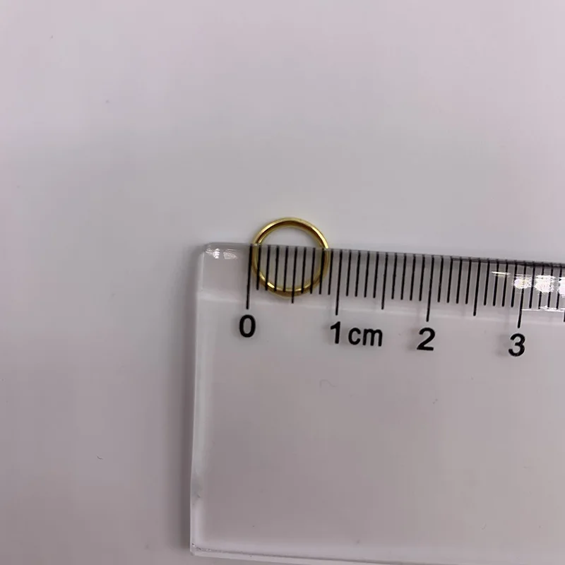 Золотистая Пряжка из цинкового сплава с уплотнительным кольцом для купальника