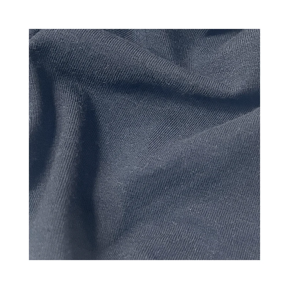 Made in China 160gsm 95 Viscose 5 Spandex Rayon Stretch Single Plain Jersey Fabric