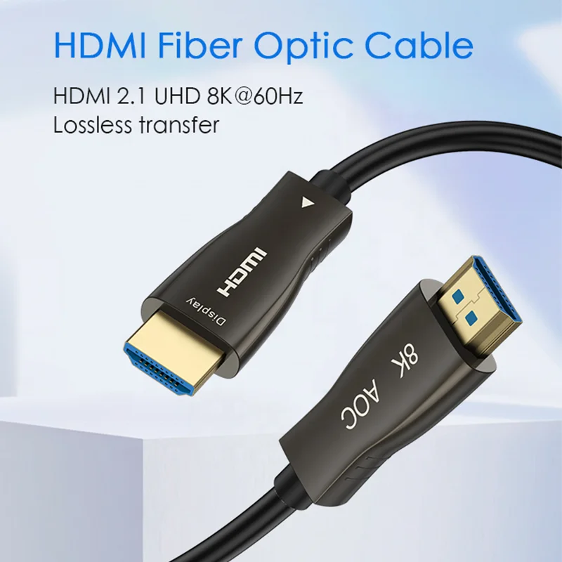 8K HDMI to Fiber HDMI Fiber 8K Optical HDMI Cable 8K 60Hz 4K 120Hz Full HD
