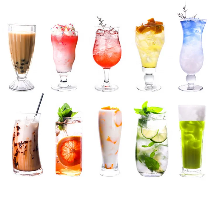 2020 hot selling tulip shaped  drinking glasses with high stem