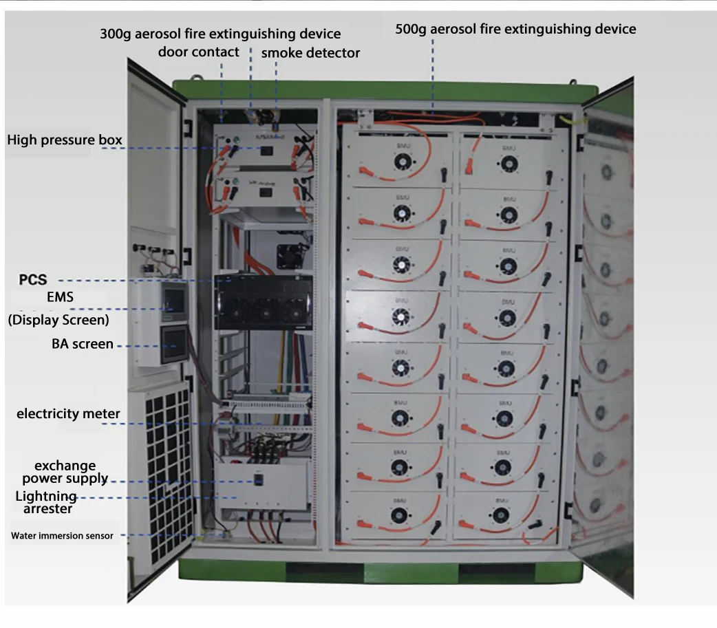 215kwh battery cabinet Industrial and commercial Solar Energy System 125kw Lithium Ion Storage Battery