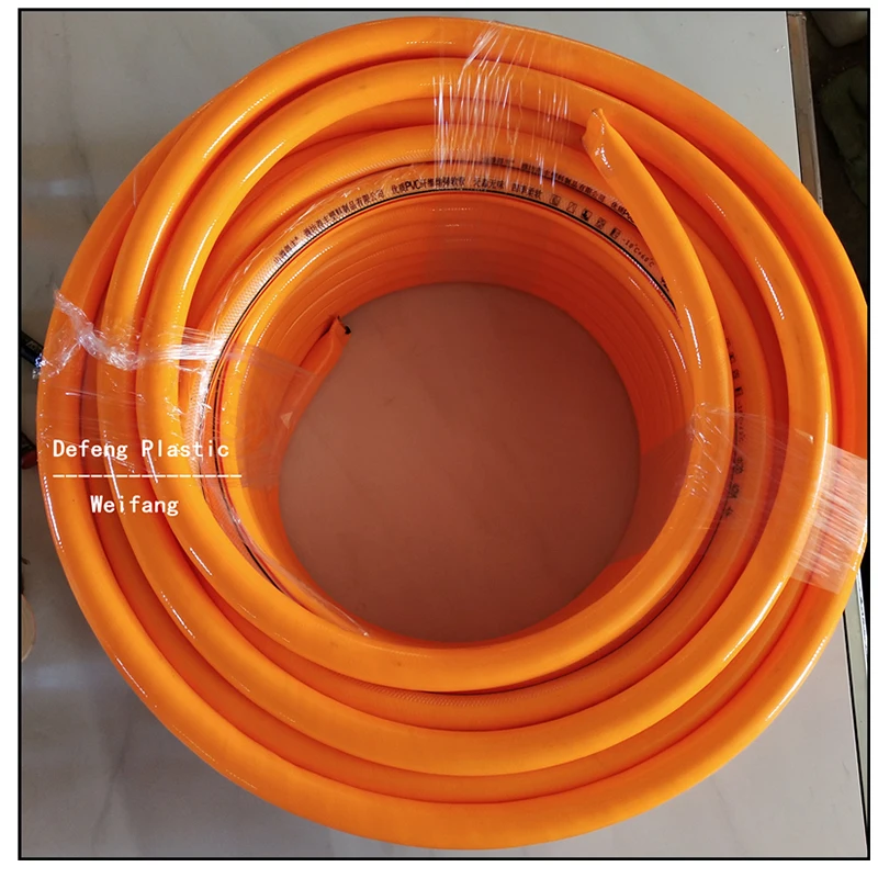 
Factory direct soft pvc non-toxic plastic fibre reinforced tube braided water hose 