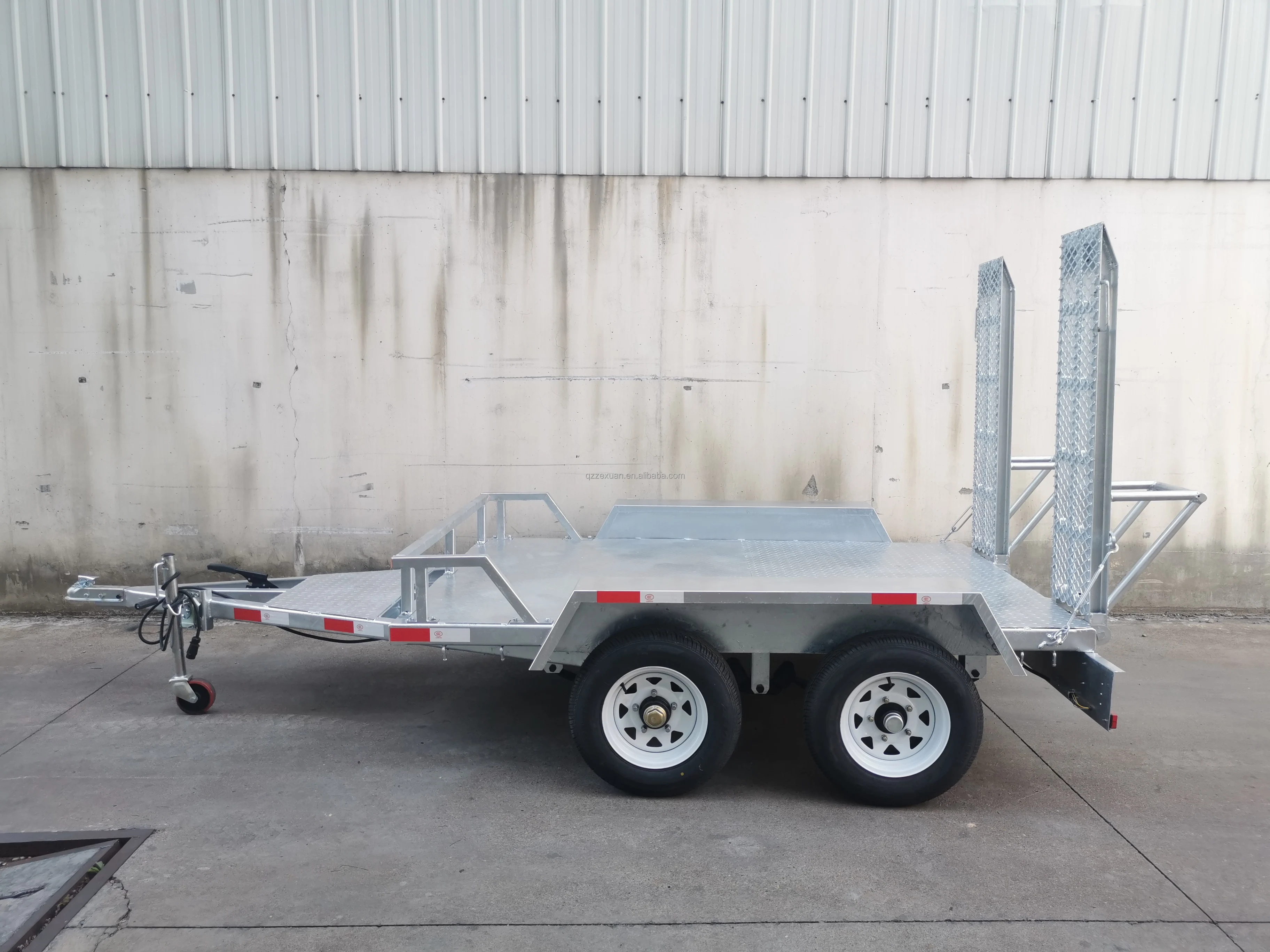 Tandem Trailer Small Mini Excavator Car Trailer