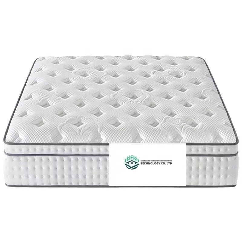 Five-star Hotel Roll Pack Compression Independent Spring Thickened Super Soft 20-30cm Latex Mattress