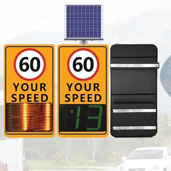 Custom Digital Rader Speed Detective radar Sign Solar Powered Limit Board Led Display Factory Price for Sale
