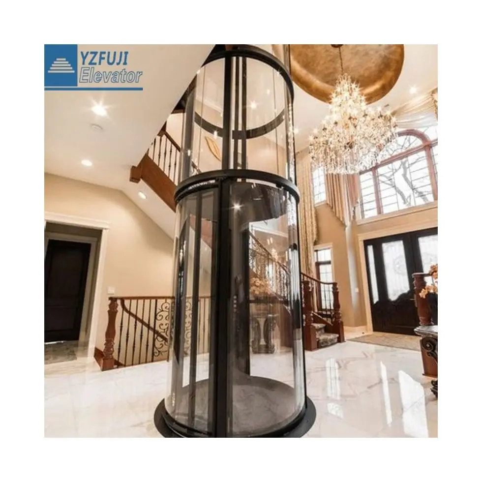 Fuji elevator Home circular high-end customized 360 degrees without dead ends villa elevator