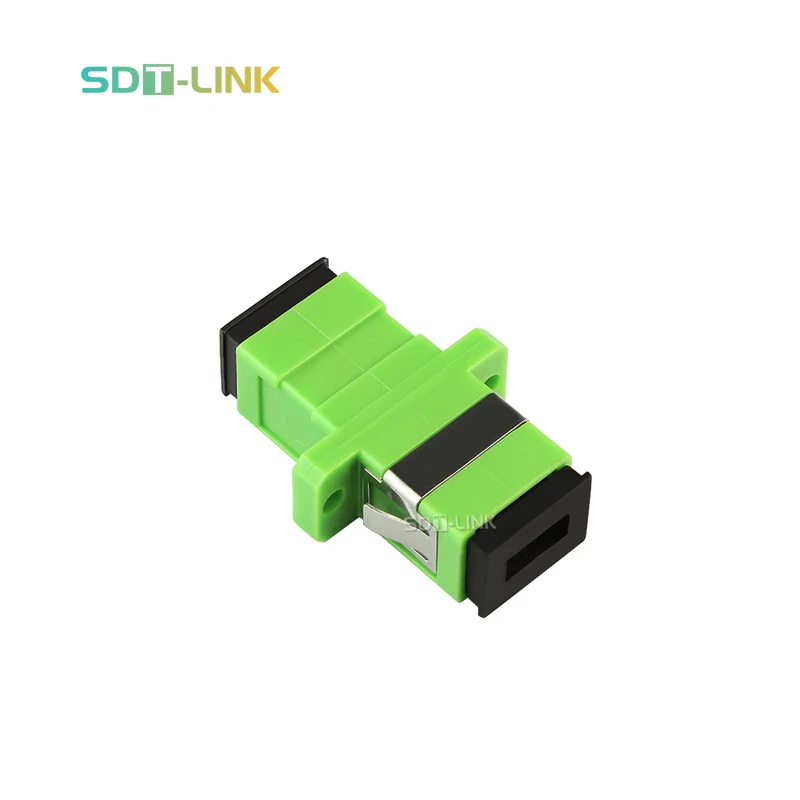 SC adapter fiber optic one body coupler simplex SM MM APC   connector