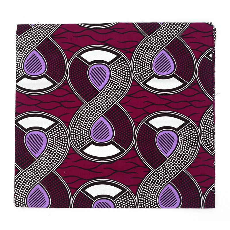 Customized high quality 100% African waxed cotton fabric from manufacturers