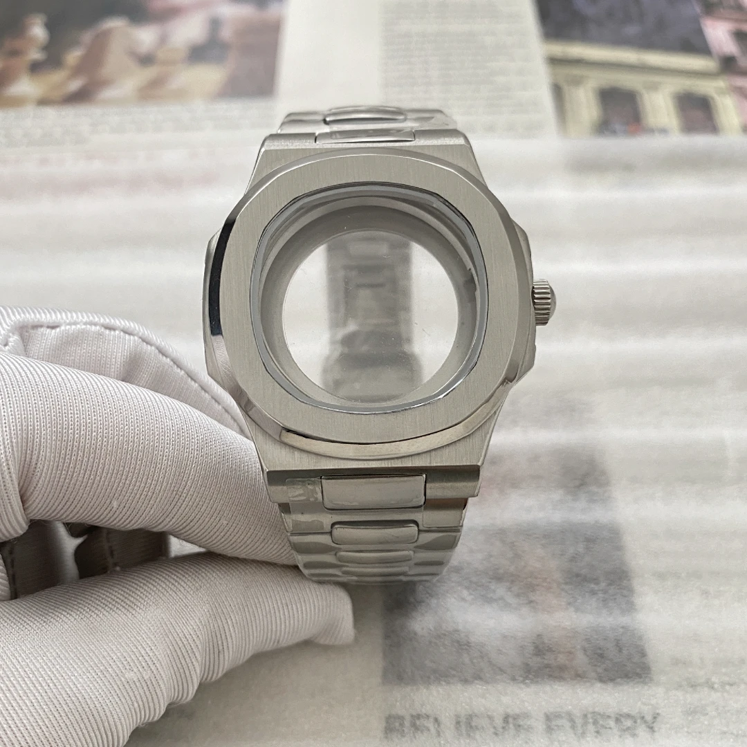 41mm Fit 30.5mm Dial Waterproof Full 316L Stainless Steel Boitier Nh36 nh35 Nautiluss Watch Case