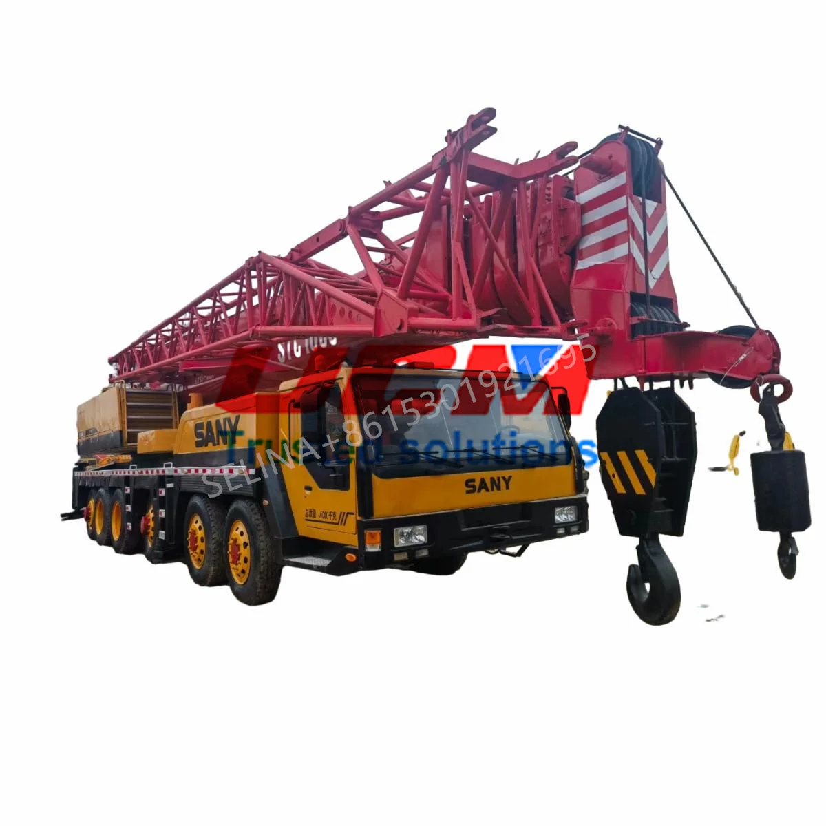 Sold used Sany heavy branch truck crane 50 tons. 20 tons to 200 tons. All kinds of tonnage.