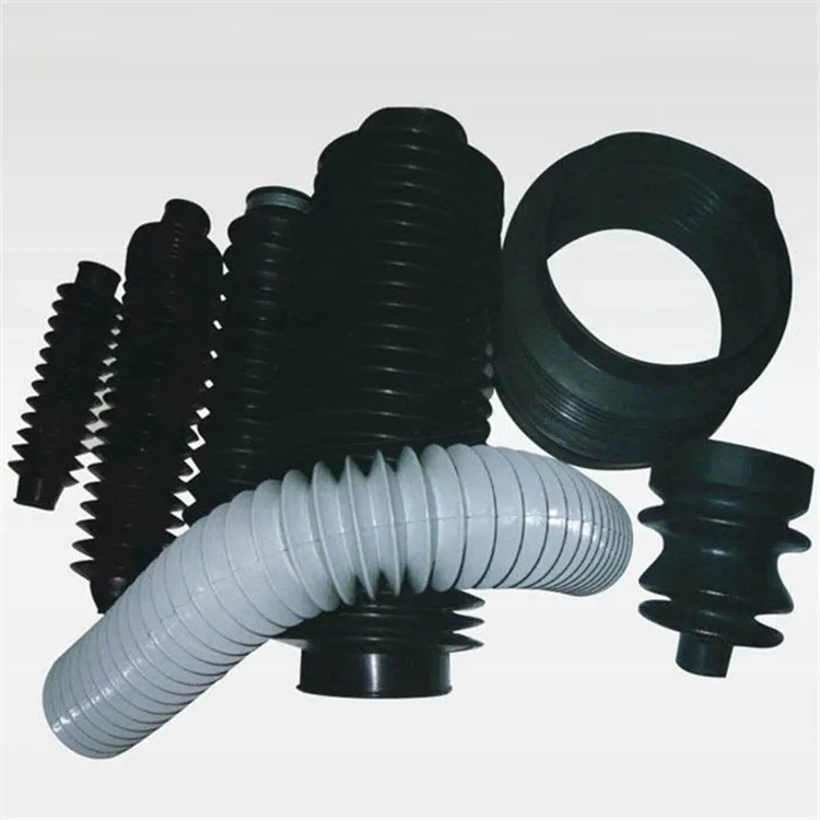 customized flexible accordion thread rod rubber cylinder type dustproof protective bellows covers for hydraulic cylinder