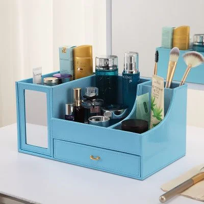 Wholesale customized cosmetics storage box skin care products collection box makeup holder display for home