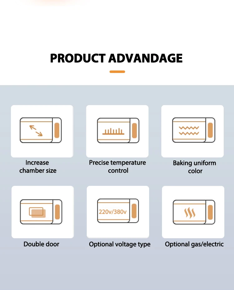 SINMAG Commercial Restaurant Kitchen Bakery Equipment Electric Gas Single 1 Deck 1 Tray Baking Deck Oven For Bread Pizza