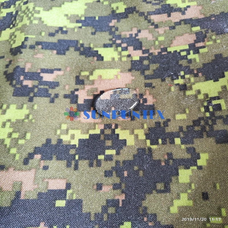 500D nylon material pu coated waterproof camo cordura fabric waterproof cordura fabric