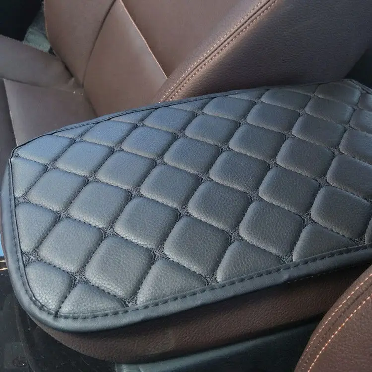 car accessories 2022 leather armrest box pad cushion universal fit sizes for mercedes benz bmw audi toyota honda kia hyundai