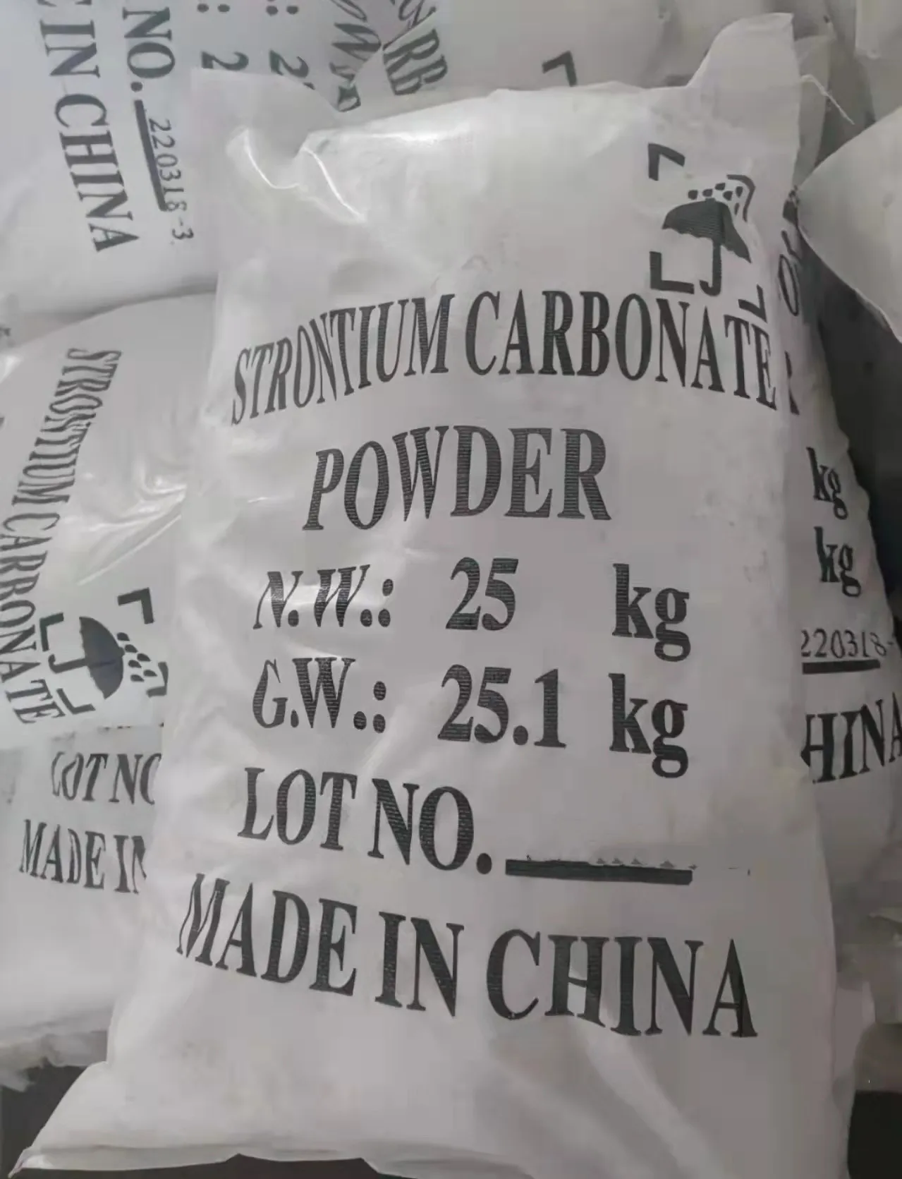 High Quality Best Factory price 99.8% 0.5-1.0um SrCO3 Strontium Carbonate Powder CAS 1633-05-2