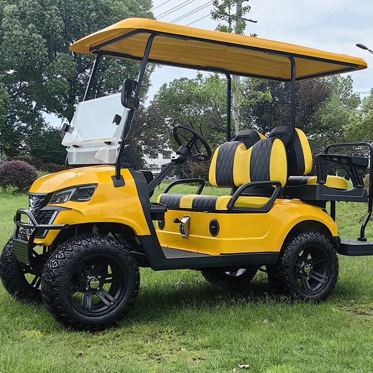 EZGO новейшая модель 4-местный моторизованный электрический или газовый Гольф-мобиль/Гольф-кар/гольф-багги