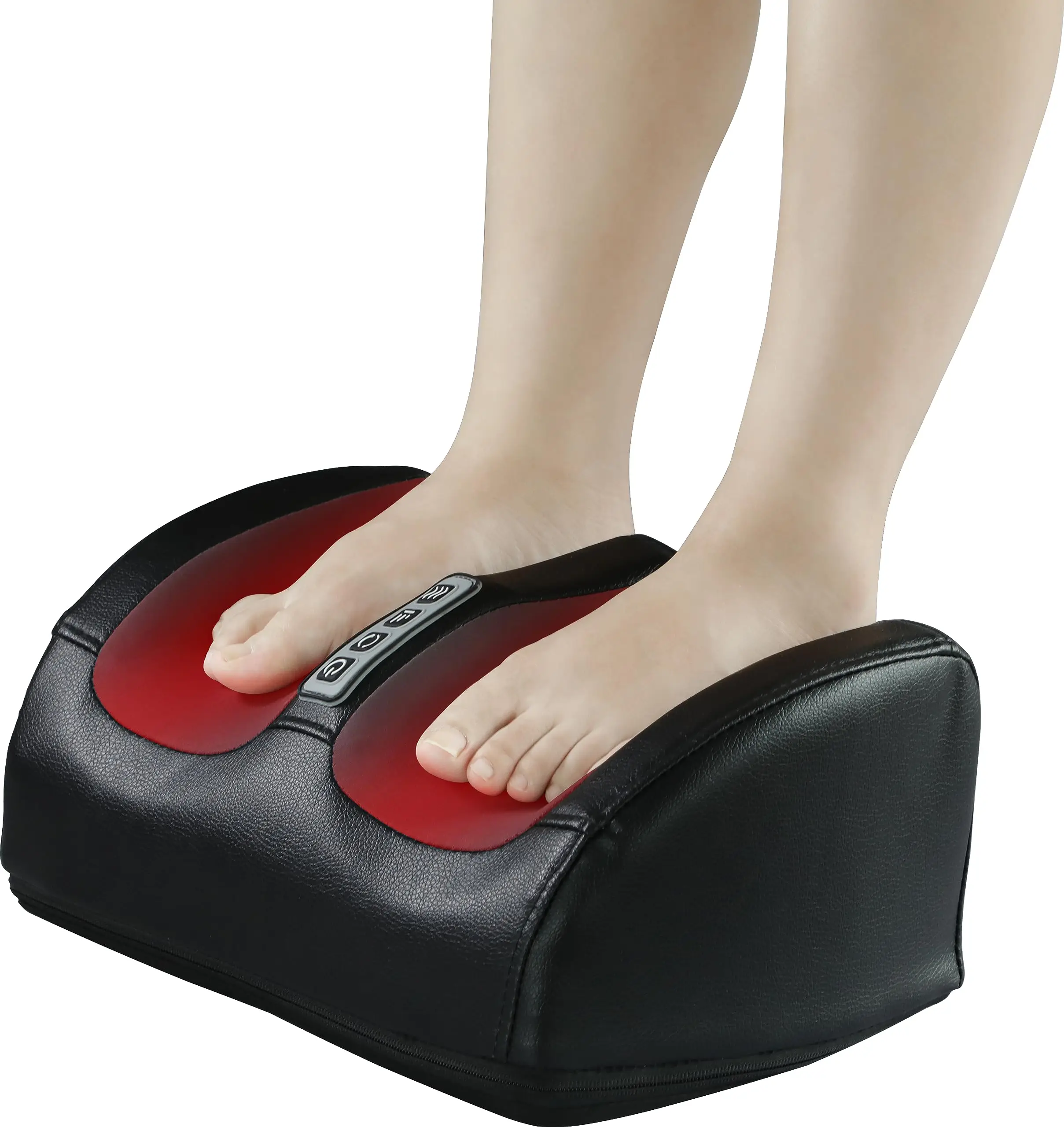 Feet Massager Deep Tissue Shiatsu Heated Foot Massager Machine for Plantar Fasciitis Pain Relief Promotes Blood Circulation