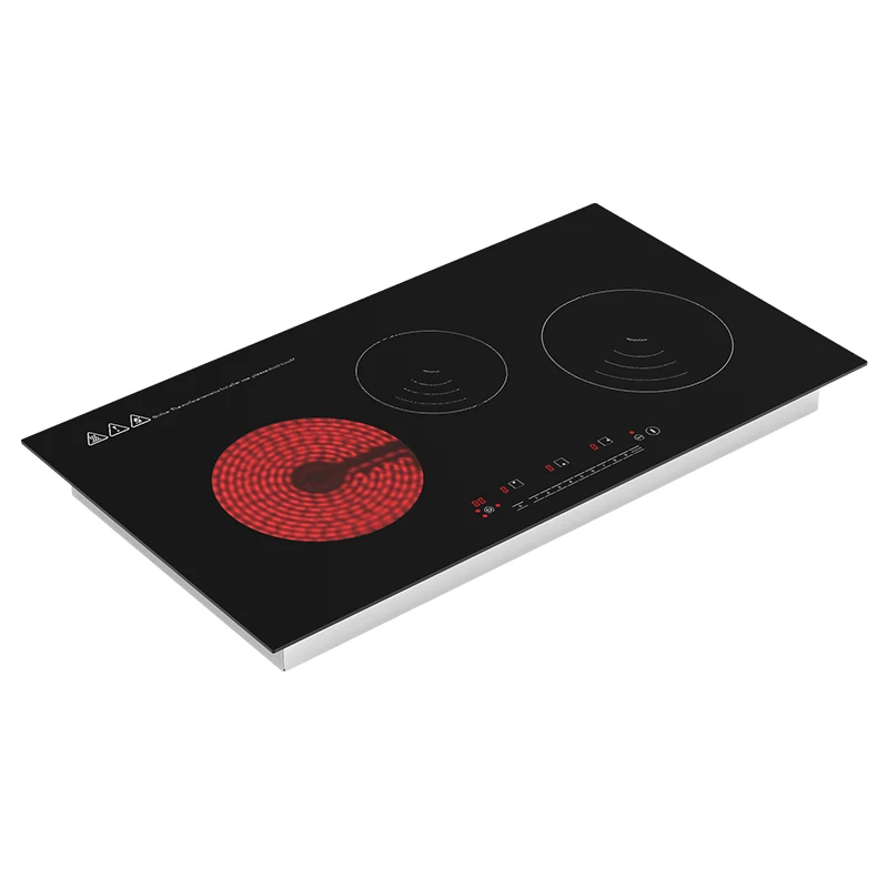 Multi Scenes 3 Cookers 5000W 9 Power Touch Control Zhongshan Multi Infrared Cooker Magnetic Induction Cooker