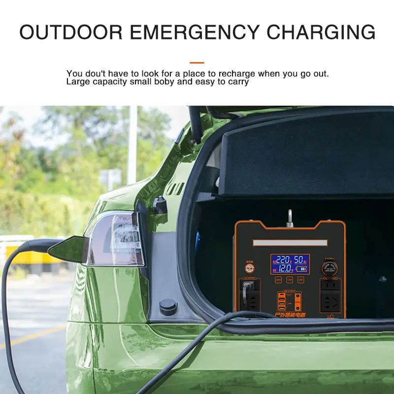 solar power charging solar electric car charger station with solar panel 600w mini solar portable power station and solar panel