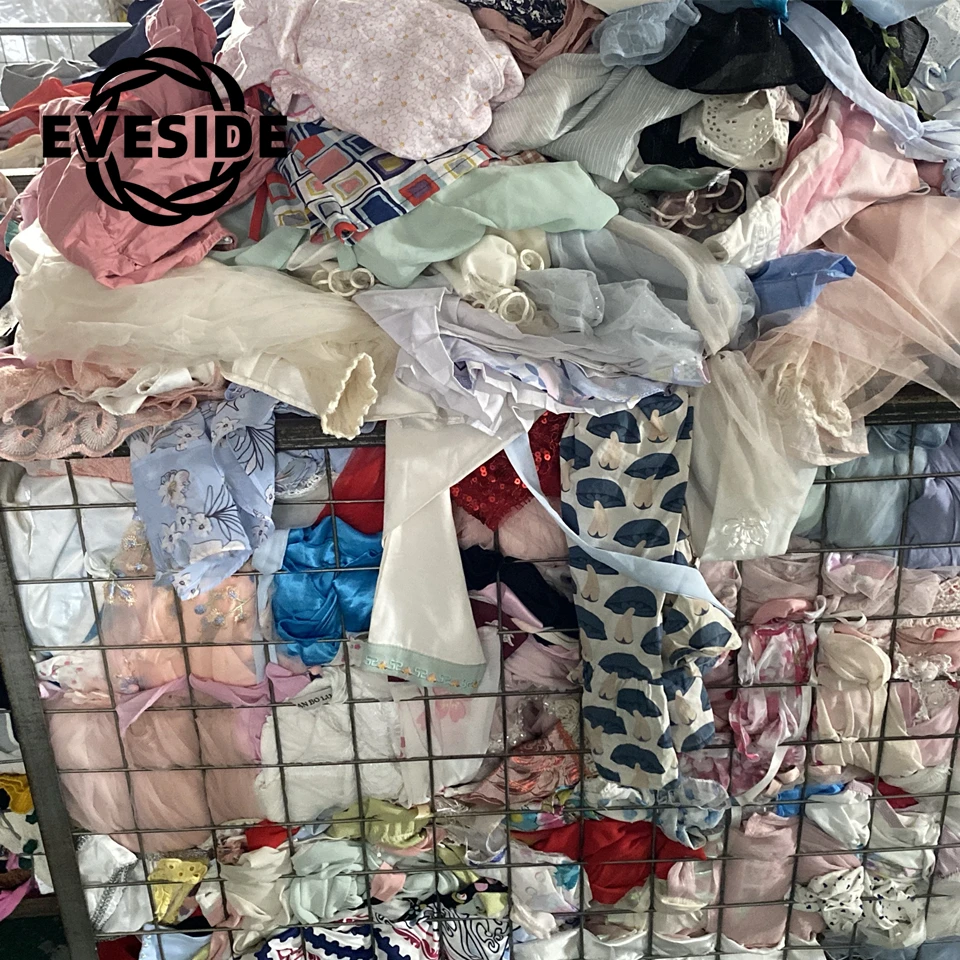 Popular Lady Styling Fashion Design Silk Floral Blouse Stock Summer Vintage Women Chiffon Used Blouse Thrift Cotton Used Clothes