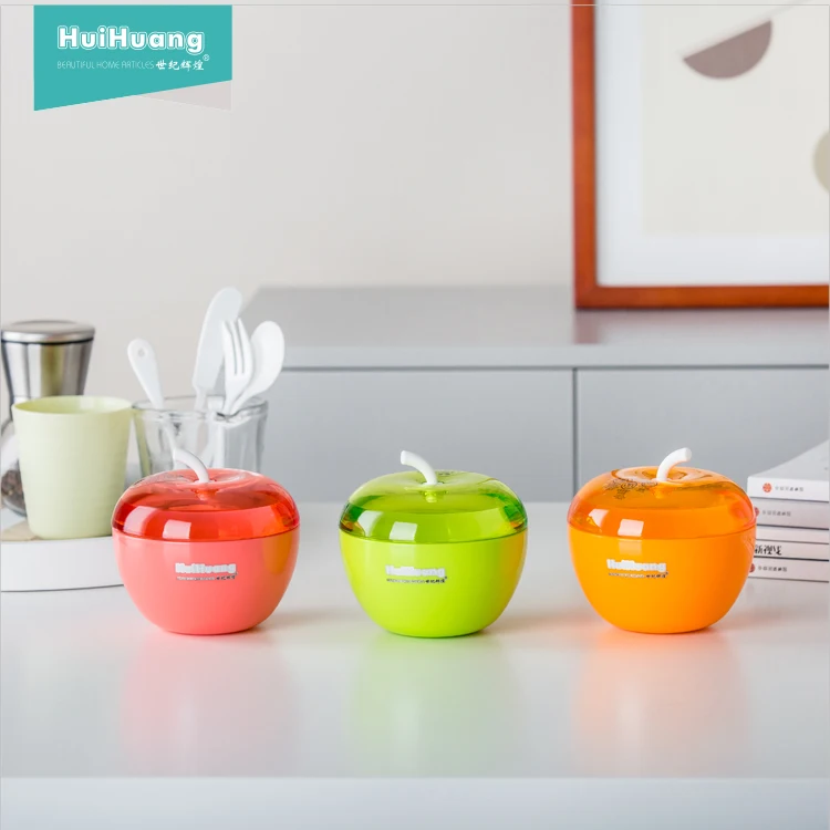 
Shantou manufacturer apple shape plastic PP food storage container plastic candy container plastic candy box for promotion 