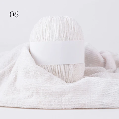 wholesale polyester chenille yarn for hand knitting sweater blanket baby