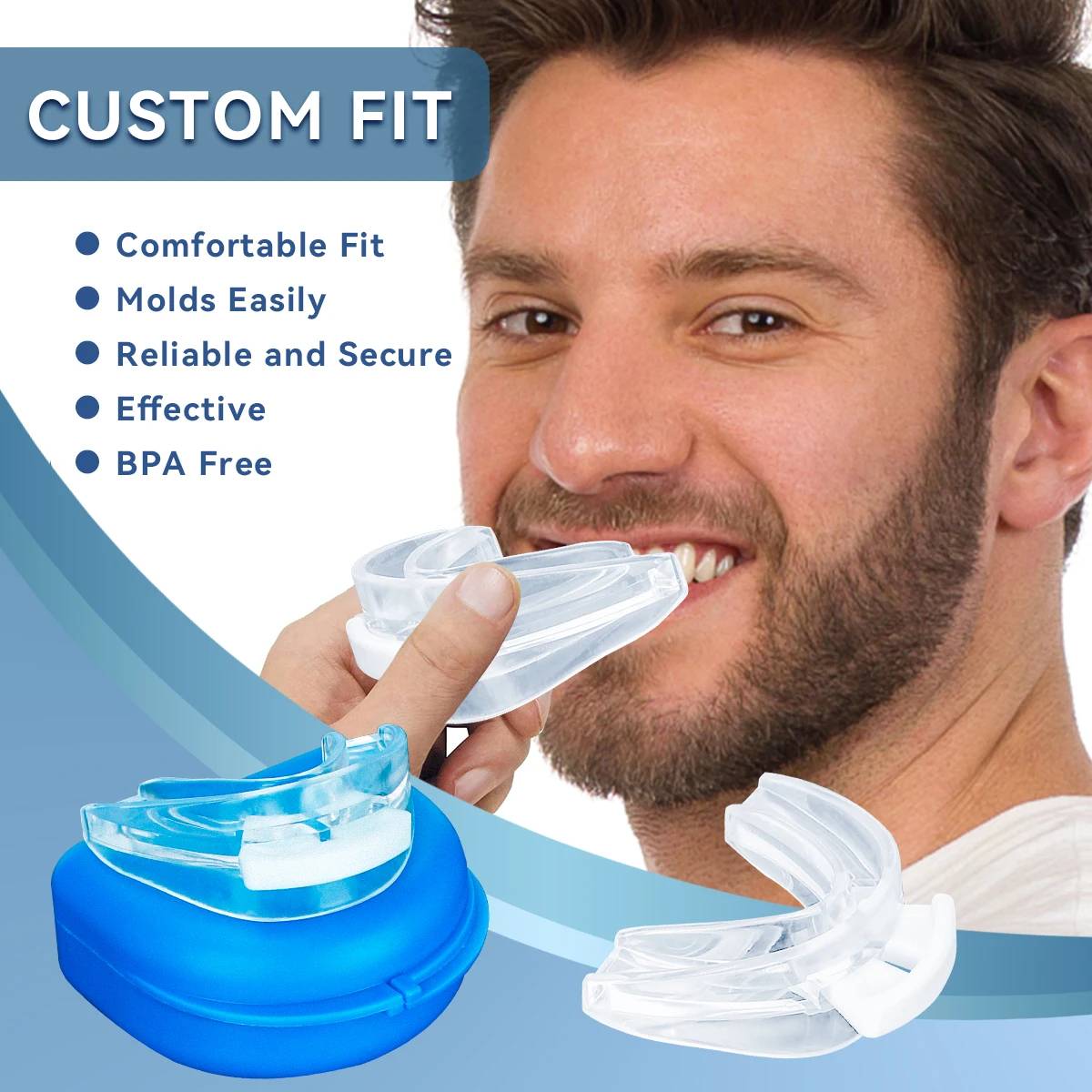 New Dental Night Mouth Guards Teeth Grinding Guards Anti Snoring Solution Anti Snoring Device