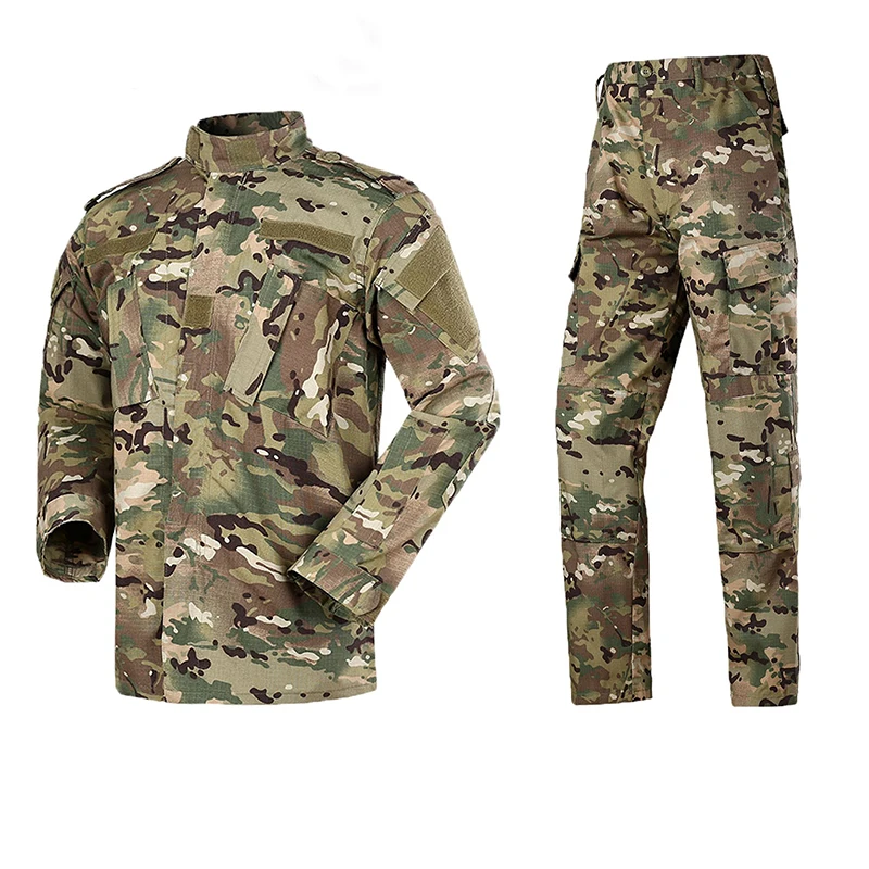 Spanish Desert Camouflage Uniform Military Jackets and Pants ACU Tactical USA Army Combat Uniform