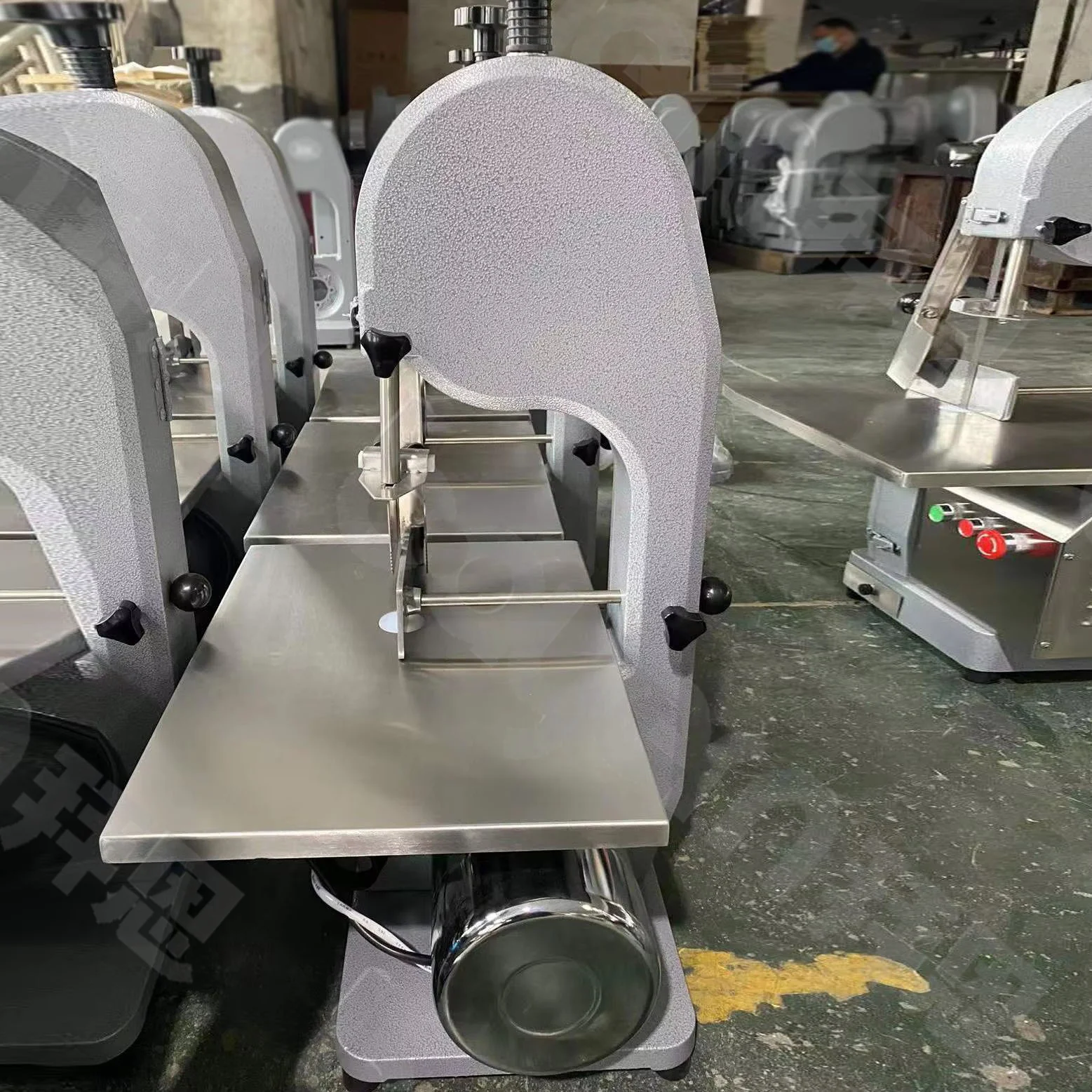 Frozen Meat Cube Fish Chicken Bone Saw Machine Butchers Beef Bone Cutter Bone And Meat Cutting Machine