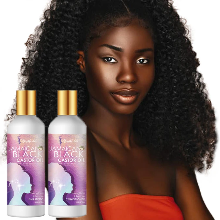 Odm/Oem Cosmetics Hair Care Set Curly Hair Shampoo And Conditioner Natural