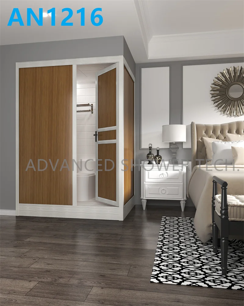 glass shower room rod