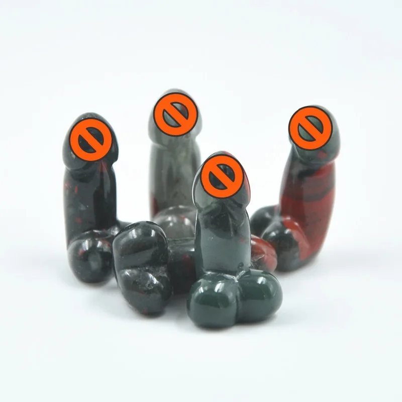 Wholesale Natural Mini Dildo Healing Various Stones Wand Crafts Hand-carved Rose Quartz Crystal Penis For Pendant